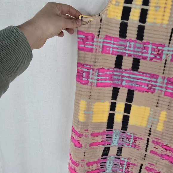 Jamie Sadock Tank Top Womens XS Golf Tennis Pink Creme Brulee 1/4 Zip Shirt - Picture 6 of 11